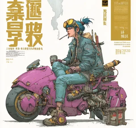 设定先行专题片单主题图，呈现科幻想象题材的设定氛围